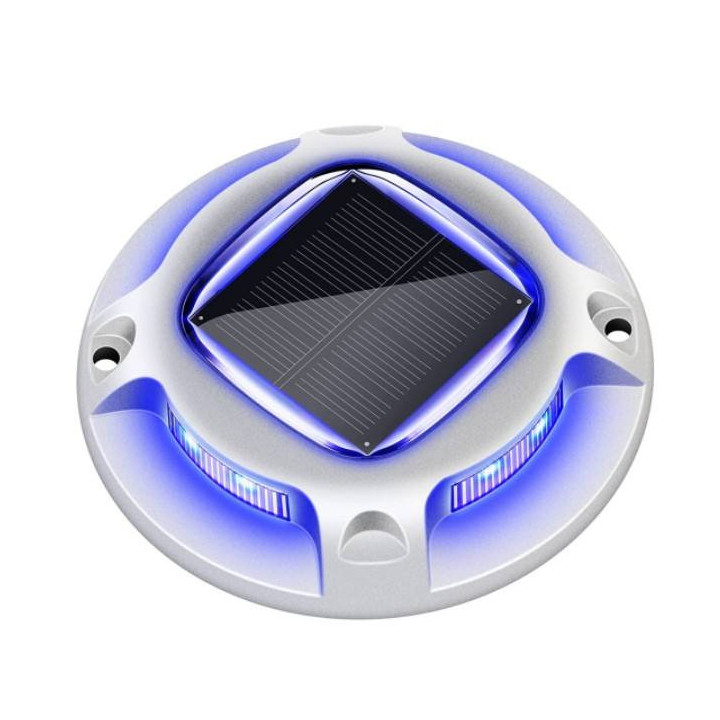 Lot de 4 pavés solaires LED - Éclairage extérieur étanche - CDN-KF05B