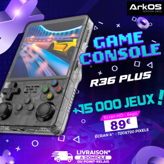 Console R36 Plus - 15 000+ jeux rétro intégrés - GAME_CONSOLE_R36PLUS