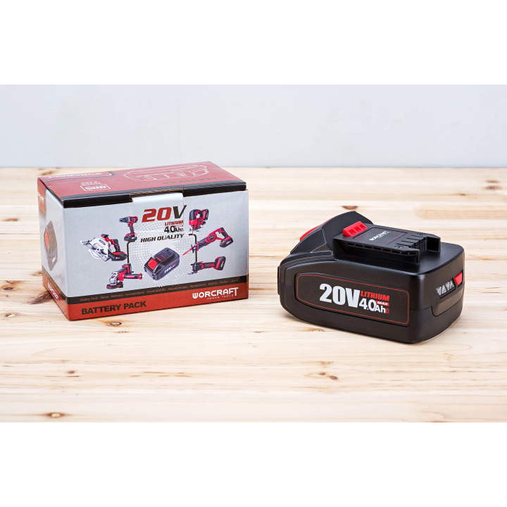 Batterie 20V Li-ion 4.0Ah - WORCRAFT - CLB-20V-4.0